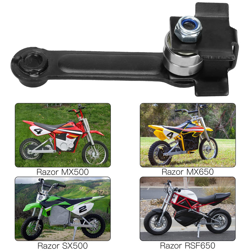 GREHUA Chain Tensioner Adjuster with Spring for Razor MX500 MX650 SX500 Dirt Rocket Electric Motocross RSF650 Mini Sport Street Bike Motorcycle Heavy Duty Parts Black