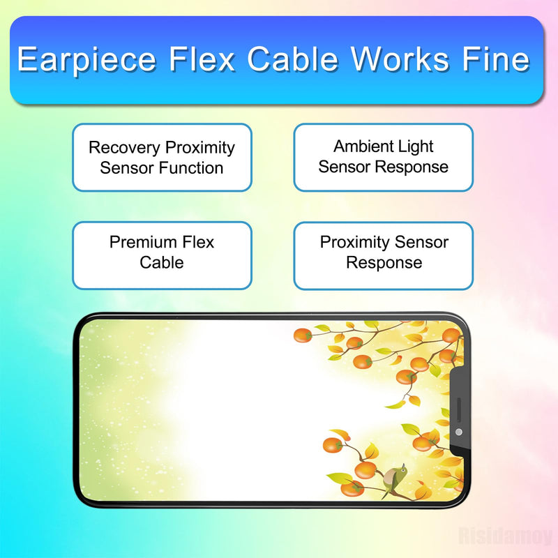 Earpiece Flex Cable Replacement for iPhone 14 Pro Max Ear Speaker Connector Repair for iPhone 14promax Proximity Ambient Light Sensor Fix for A2651 A2893 A2894 A2895 A2896