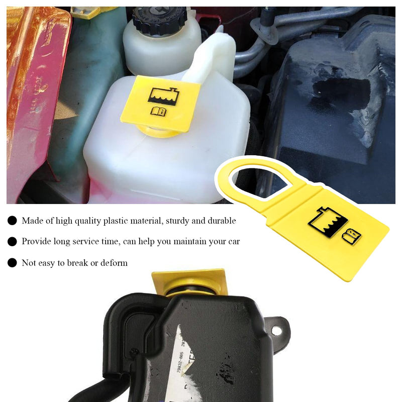 Engine Coolant Reservoir Cap, Coolant Recovery Water Tank Cap OEM 55111074AA 52079331, Coolant Tank Cap Compatible with Grand Voyager Wrangler Cherokee, Car Accessories (2 PCS) 2 PCS