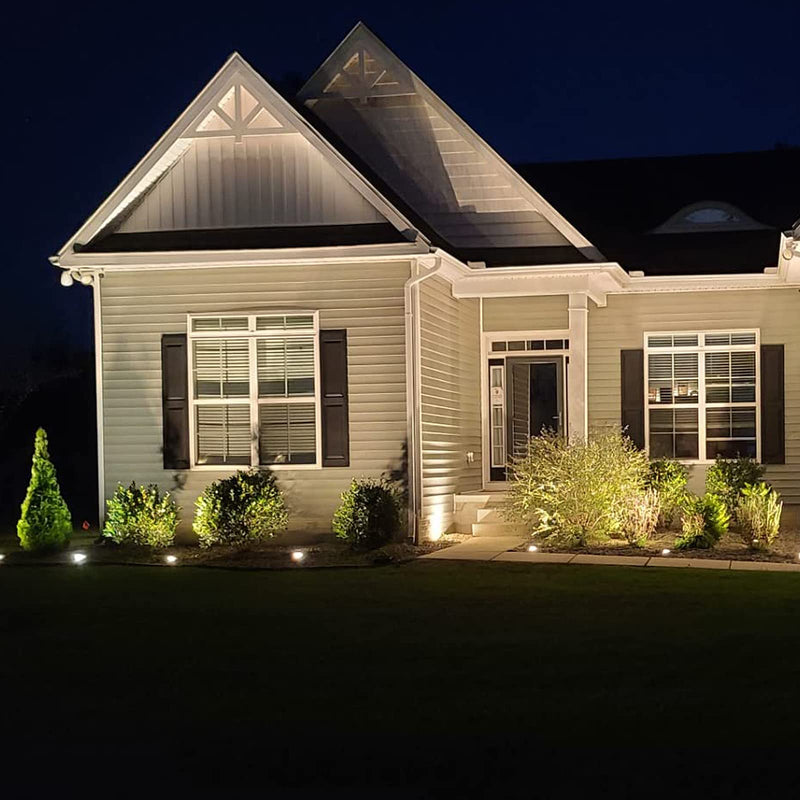 Well Light LED Low Voltage Landscape Lights 200 Lumen 2800K Warm White In-Ground Light Spotlights for Driveway, Pathway, Deck, Garden, 12V AC Outdoor Lighting (1 Pack) 1 Pack