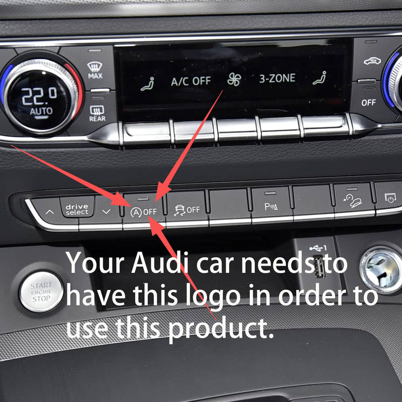 Auto Start Stop Eliminator for Audi Q5L/A4/S4/Q5/A4L/A5/S5 | Plug and Play,Automatic Memory Cancel Stop&Start Engine System Device,Error-Free Bypass Cable