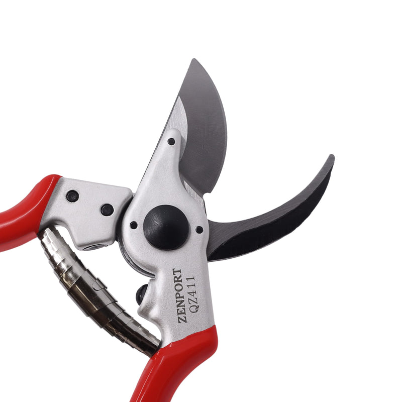 Zenport QZ411 Narrow Head Professional Pruner, 1-Inch Cut, 8.25-Inch Long