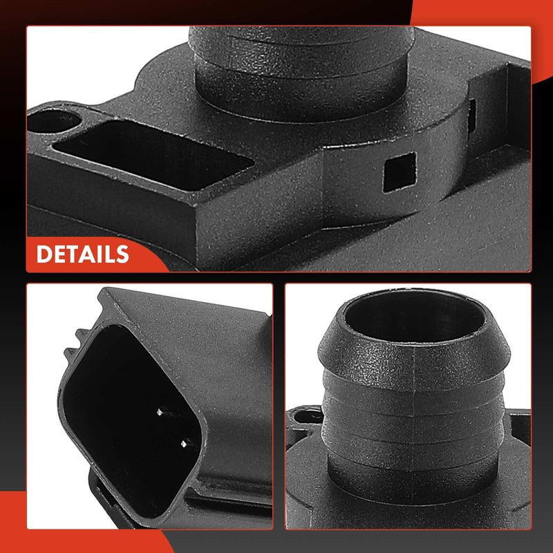 A-Premium Power Brake Booster Sensor [3 Pins] Compatible with Dodge Grand Caravan 2010, Journey 2011, Durango 2006-2009 & Chrysler Aspen 2007-2009