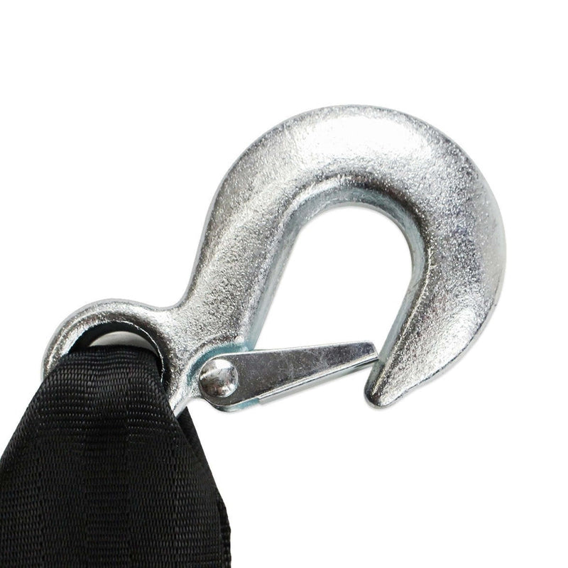 DC Cargo Mall Boat Trailer Winch Strap with Hook - Heavy Duty - 2" x 20' - 9,000 lbs Breaking Strength, Fits Both Hand-Crank and Electric Winches 1