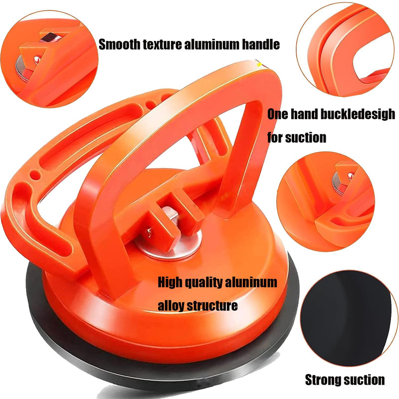 Car Dent Puller Repair Kit,Powerful Car Suction Cup Dent Puller Kit Handle Lifter,Car Dent Removal Kit,Car Dent Remover Tools for Auto Body Dents Remove,Glass,Screen,Tiles Lifting Objects Moving (A) A