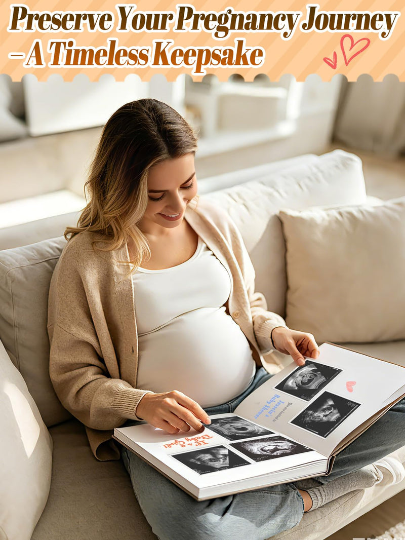 20 Sets User-Friendly Laminating Sheets for 3x4/4x6in Ultrasound Pictures | Keep Baby Sonogram Picture/Special Memories Safe, Pregnancy Journal Must Haves, Pregnancy Gifts for Expecting Mom