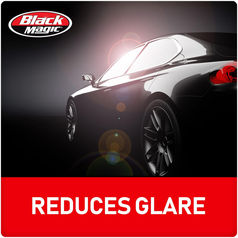 Black Magic Insta-Cling 5% VLT Tinted Window Film, Reusable Car Window Tint — Black 5%