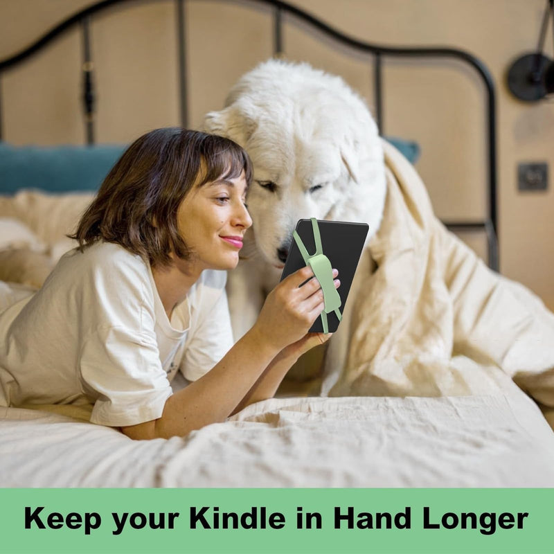 E-reader Wrist Strap Holder, E-reader Protective Case, Suitable for Kindle PaperWhite/Kobo/Oasis/e-books/mini Tablets/phones Green