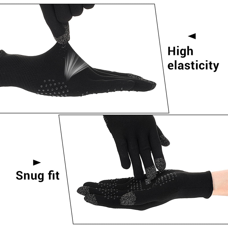2 Pairs Touch Screen Gaming Gloves Full-Finger Touchscreen Gloves | Anti Slip Sweat, Ultra-Thin Breathable, Mobile Finger Sleeve with Dispensing for Sweaty Hands High-Ranking Players Streamer