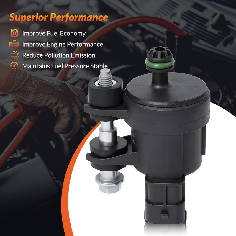 Vapor Canister Purge Valve Solenoid EVAP Compatible for Chevy Equinox, Camaro, Colorado, Traverse, Impala Volt & GMC Acadia, Terrain, Canyon & Buick Enclave, LaCrosse 12610560 12690512