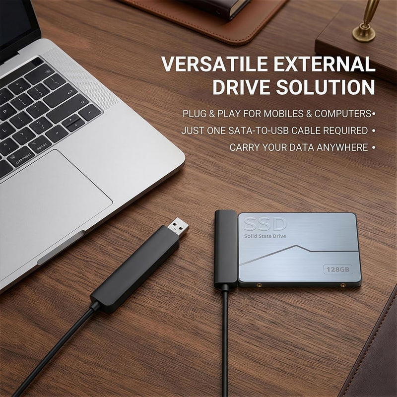 128GB SSD SATA III 2.5 Inch Internal Solid State Drive – Read Speed Up to 550MB/s, Upgrade for Desktop PC, Laptop, Notebook – Faster Boot, App Loading & File Transfer Custom Model G