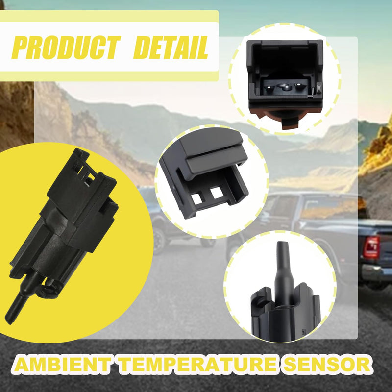 Ambient Temperature Sensor,Fit for 2013-2022 Dodge Ram 1500 2500 3500, Replaces 68457701AA 68138681AC 68138681AE