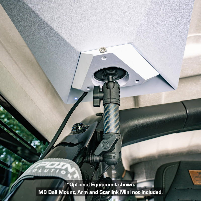 Bulletpoint Mounting Solutions Aluminum Satellite Mount with 20mm Ball Compatible with Starlink Mini