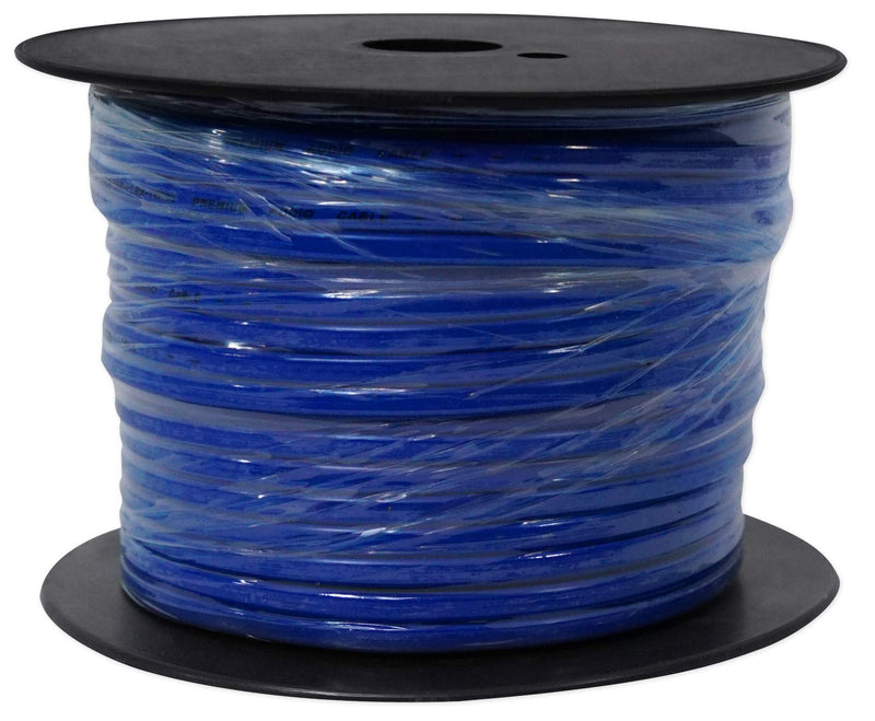 Rockville R14G75MS-BL Blue 75 Foot Spool Marine/Boat 14 AWG Speaker Wire