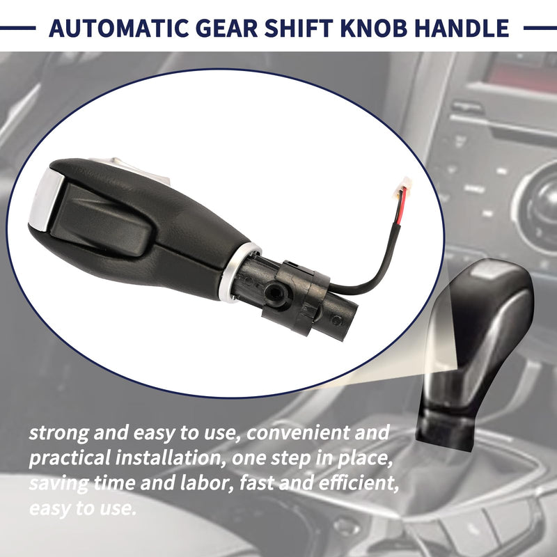 Automatic Gear Shift Knob Handle with Button DG9Z-7213-EA for Ford Fusion 2013-2016 / Escape 2013-2016 / Transit 2015-2019 / Transit Connect 2018-2023 Gear Shifter Lever Selector (Matte) Matte