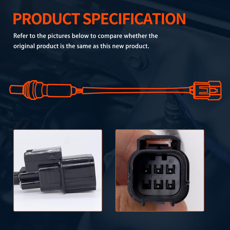 HiSport Oxygen Sensor Upstream 2345098 2344459 Compatible with Acura MDX RL TL TSX ZDX & Honda Accord Crosstour Odyssey Pilot Ridgeline HSOS25059