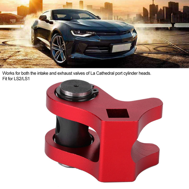 Valve Spring Installation Tool, Aluminum Valve Spring Compressor Removal Press Tool with Screws Car Modification Replacement for LS1 LS2 Style, 2.17 x 1.57 x 1.14inch