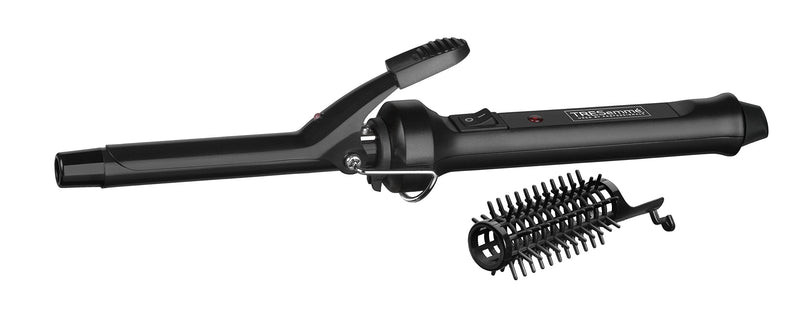  [AUSTRALIA] - TRESemméTRESemme Keratin Smooth 2200W Volume Shine Hair Dryer Gift Set, Diffuser Dryer, Paddle Brush, Hair Rollers, Ionic Conditioning & Defined Curls Curling Tong, Black, 16 millimetersTRESemmé single With Curling Tong