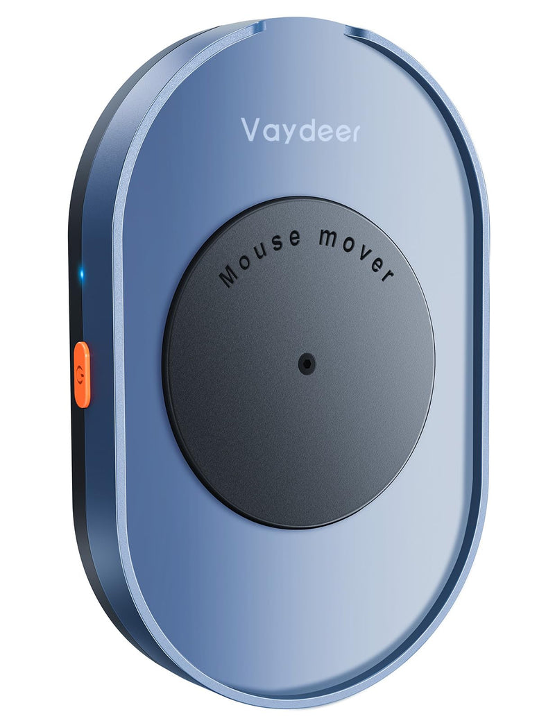 Vaydeer Undetectable Mouse Mover M4 ＆ Metal Mini Mouse Jiggler, T3s Mouse Mover, Noiseless, Simulates Realistic Mouse Movement, Driver-Free,Keeps PC Active