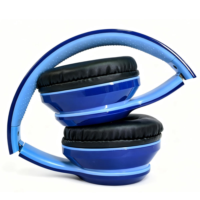 Kids Headphones for kids Over-Ear headset Limited 80/95DB 3.5mm Blue | Children's headphones, comfortable and perfect