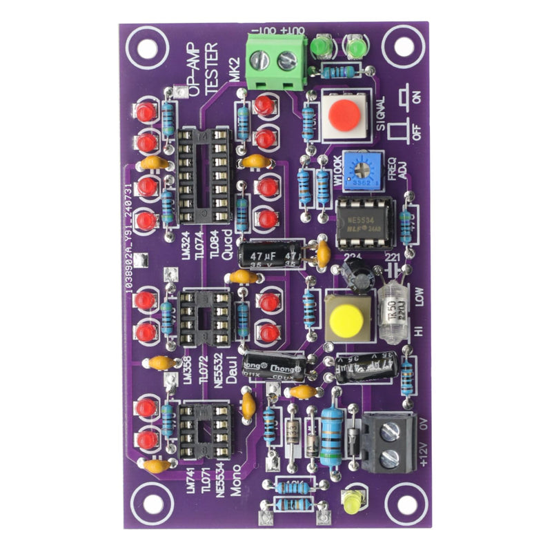 Operational Amplifier Tester ‌Operational Amplifier‌ Tester Module for Single Mono Dual Quad ‌Operational Amplifier‌ Chip High Speed Low Speed Differentiation Module Board