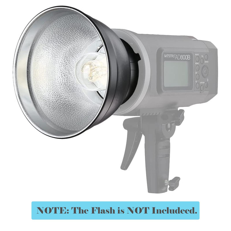 Godox AD-R6 Reflector Approx 7" Standard Bowens Mount Light Modifier for Godox AD400Pro AD600B AD600Pro AD600BM MS200 MS300 SK400II SK300II Strobe Flash Monolight SL60W VL150 SL150W Video Light
