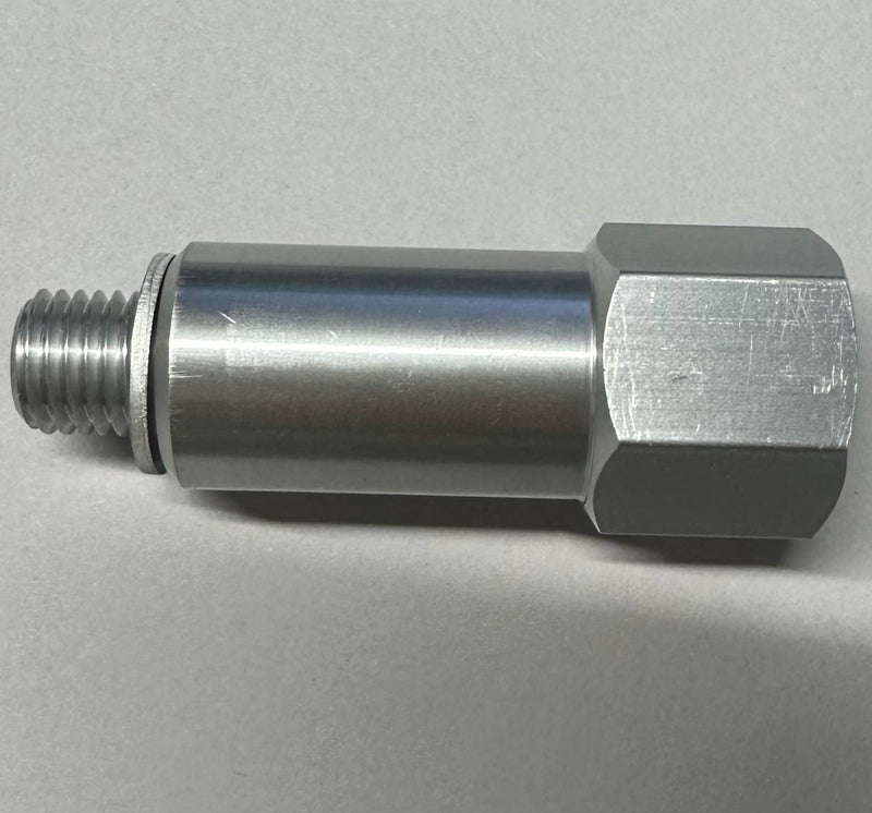Coolant Temperature Sensor Water LS Engine Swap Adaptert Extended Length M12-1.5 Male to 3/8 NPT Female Fitting LSX LS1 LS3 LS2 LM4 LM7 L76 LQ4 LQ9 LR4 LS6 L92 L99 L33 LR4 LH6 M12x1.5-3/8 NPT Extended Length temp sensor AL