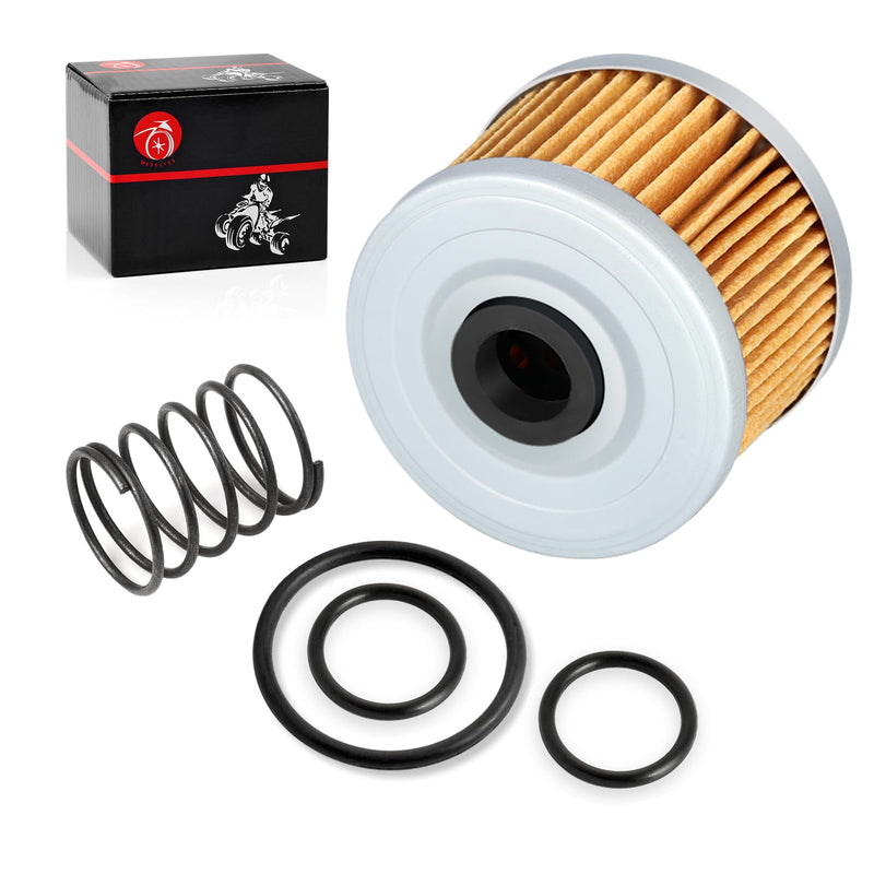 Oil Filter & Spring For Honda FourTrax 300 TRX300/FW TRX300EX TRX400EX Rancher 350 Foreman 400 450 500 520 Racher 420 Pioneer 500 520