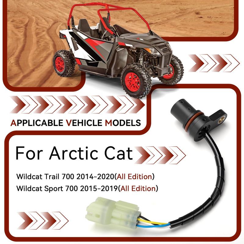Cam Timing Sensor for Arctic Cat Wildcat Trail 700 Wildcat Sport 700 2014-2020 3306-821