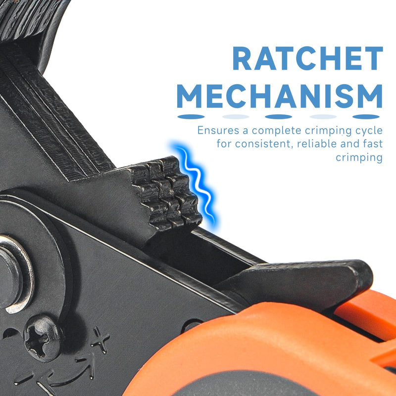 iCrimp Hexagonal Ratchet Crimper for End Sleeves and Ferrules 0.5-16mm2 AWG 20-5 Hexagonal AWG 20-5