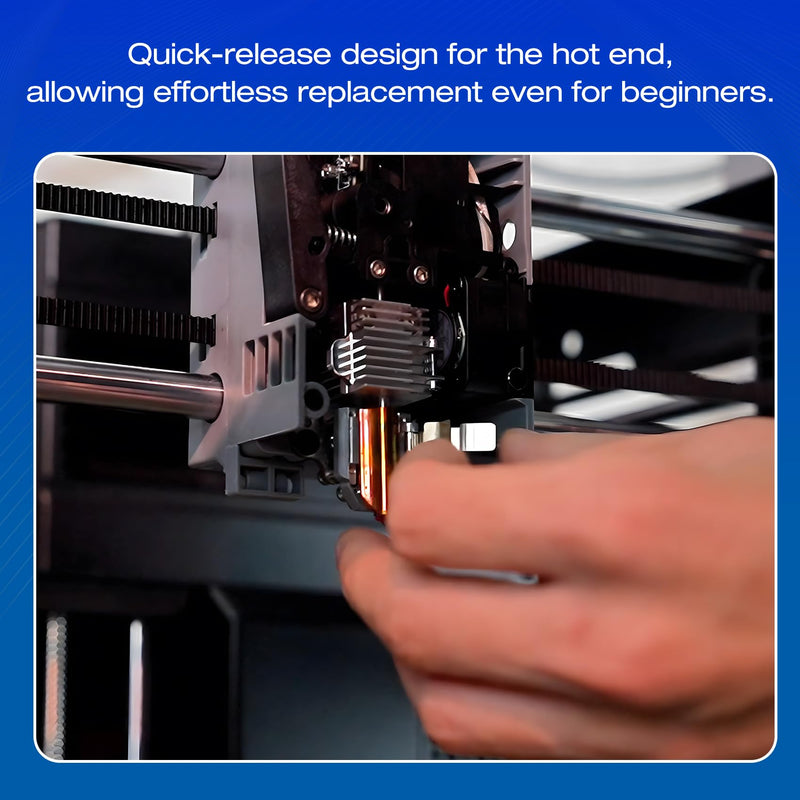 Upgraded AD5X Nozzles Kit, 2PCS 0.4mm Hotend Nozzles, 3D Printer Assembled Extruder Kits-All Metal Hot End/Printhead Replacement with Detachable Nozzle,Include 2PCS Silicone Sock+ 2PCS Nozzle Brush 0.4MM+0.4MM