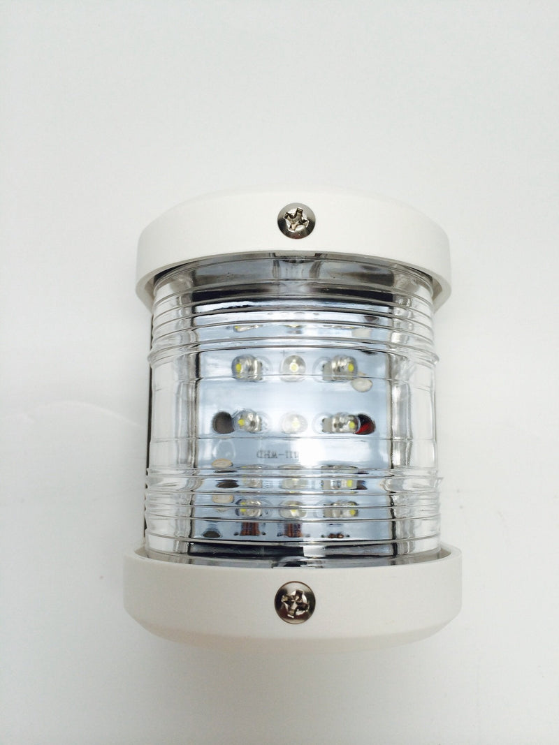 MARINE BOAT WHITE MASTHEAD LED NAVIGATION LIGHT WATERPROOF 2 NAUTICAL MILES