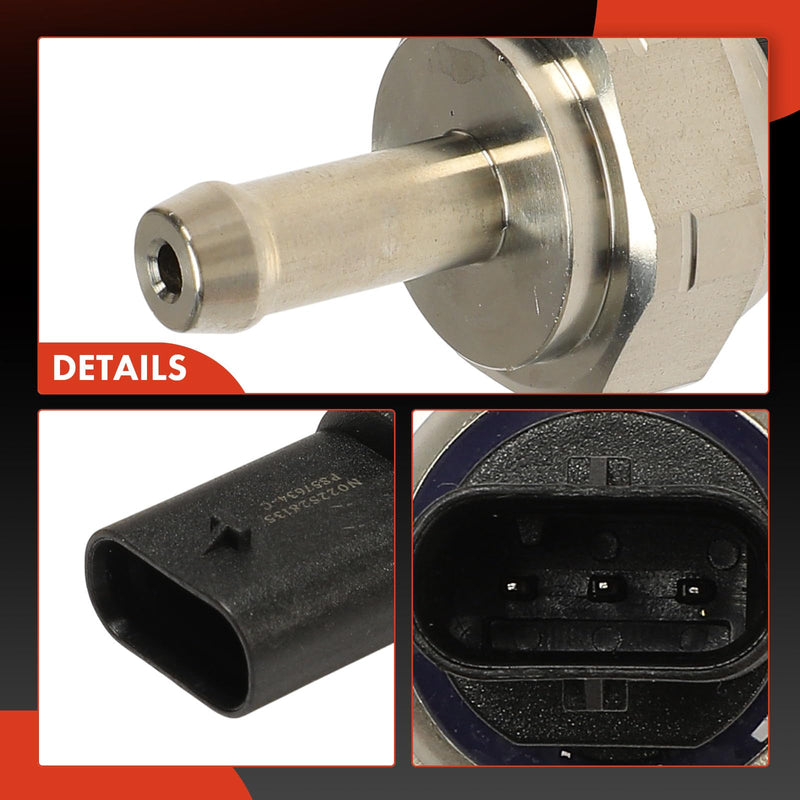 A-Premium Exhaust Pressure Sensor [3 Blades] Compatible with BMW 328d xDrive/328d 2014-2018, X5 2014-2018, 535d 2014-2016, X3 2015-2017, 535d 740Ld xDrive
