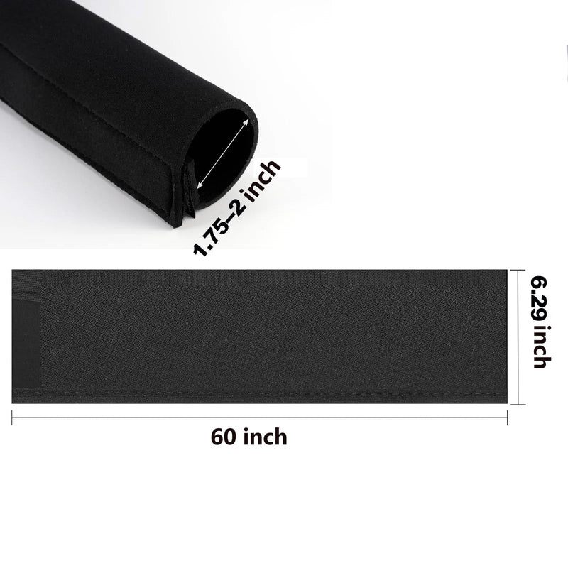 60" Neoprene Trolling Motor Cable Sleeve for Boat Anglers, Saltwater & Abrasion Resistant Wire Protector, Anti-Fray Corrosion-Resistant Cord Manager Compatible for Minn Kota, Ultrex