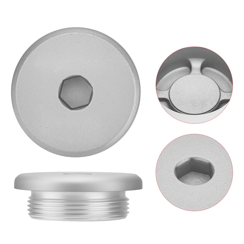 JAVIK Crankcase Cover Plug O Ring 09259-36021 for Suzuki V-Strom Haya-busa QuadSport GSX-R750 GSX-R600 B-King 1300 SP600 Burgman 650 Inazuma DR650 QuadRacer 450 1982-2024 Silver Grey