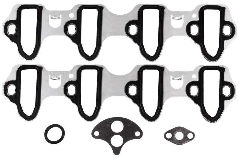 MS98016T For Chevy Silverado 5.3 Intake Manifold Gasket Ls Ls2 Ls3 Ls6 Chevrolet Sierra Avalanche Escalade Yukon Tahoe Suburban Intake Manifold Gasket Sealing 4.8 5.3 6.0 6.2L 89060413 MIS16340 MS98016T