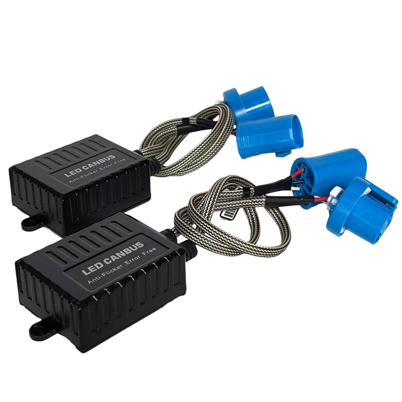 SOCAL-LED 2x C20 HB5 9007 LED Decoder Strong Canbus Error Code Warning Canceller Anti Flicker Relay Adapter