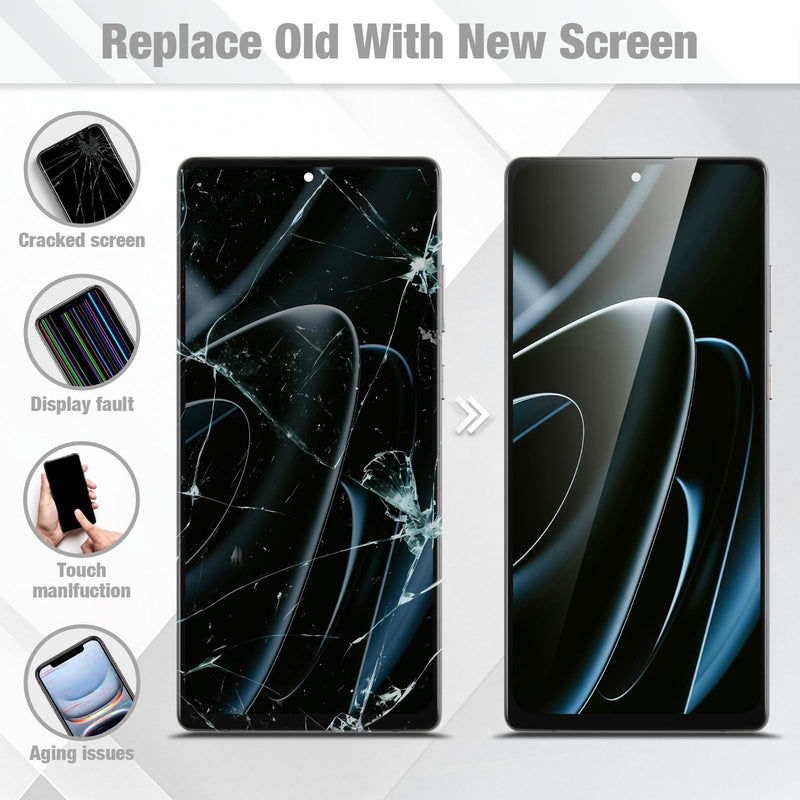 for Samsung Galaxy Note20 4G/5G Screen Replacement with Frame,Incell | for SM-N981W SM-N981U SM-N981F,LCD Display Digitizer Touch Assembly,Includes Tools