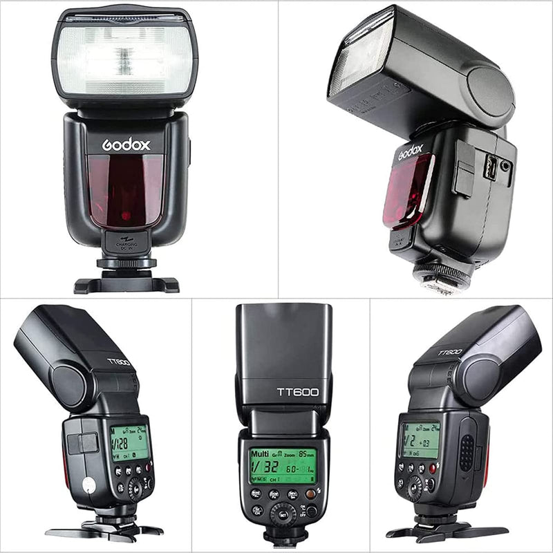 Godox TT600 Camera Speedlite Flash Built-in 2.4G Wireless Trigger System | GN60, 2.4G Wireless X System, Compatible For Canon Nikon Pentax Olympus Fuji, Creative Lighting for DSLR Cameras