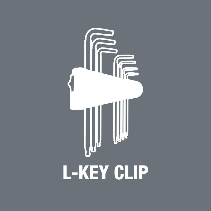 WERA 05022130001 950/9 L Hex-Plus HF 1 L-Key Set, Metric, Chrome-Plated, with Holding Function, 9 Pieces Classic