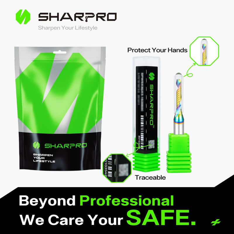 O Flute Upcut Spiral Router Bit 1/4 Inch Shank 1/8" Cutting Dia. 3/4" CL. 2-1/2"OVL. Carbide Single Flute CNC Router Bit, Ideal for Aluminum, Plastic, Acrylic, Wood, MDF and PVC 1/8"DIA - 3/4"CL - 1/4"SHK