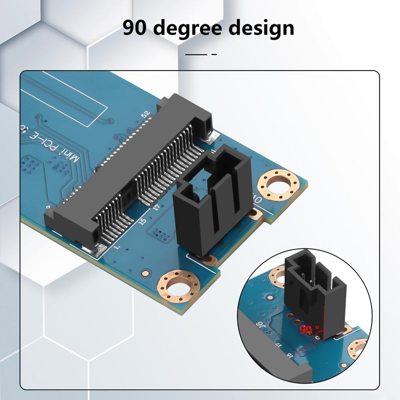 GINTOOYUN Mini PCI-E WWAN/LTE Card to Motherboard USB 9-pin Adapter Mini PCIE 3G/4G Network Card to Motherboard USB 9-pin Test Converter with SIM Slot for WWAN/LTE Cards(Horizontal) (Vertical) Vertical