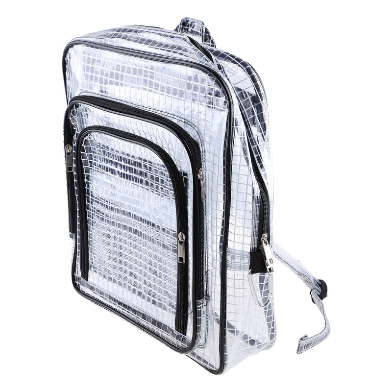 15.7inch Anti-Static Clear PVC Tool Backpack for Computer Repair, Static-Safe Storage for Electronics, Transparent Work Bag with Durable Design for Engineers & Technicians
