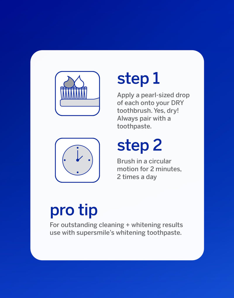 Supersmile Professional Whitening Accelerator, 3.6 Oz, Boosts Toothpaste | Pairs with Toothpaste for Up to 7 Shades, EDTA + Calprox® Stain Lifters, Hydrogen Peroxide-Free, Daily Use, Veneer Safe