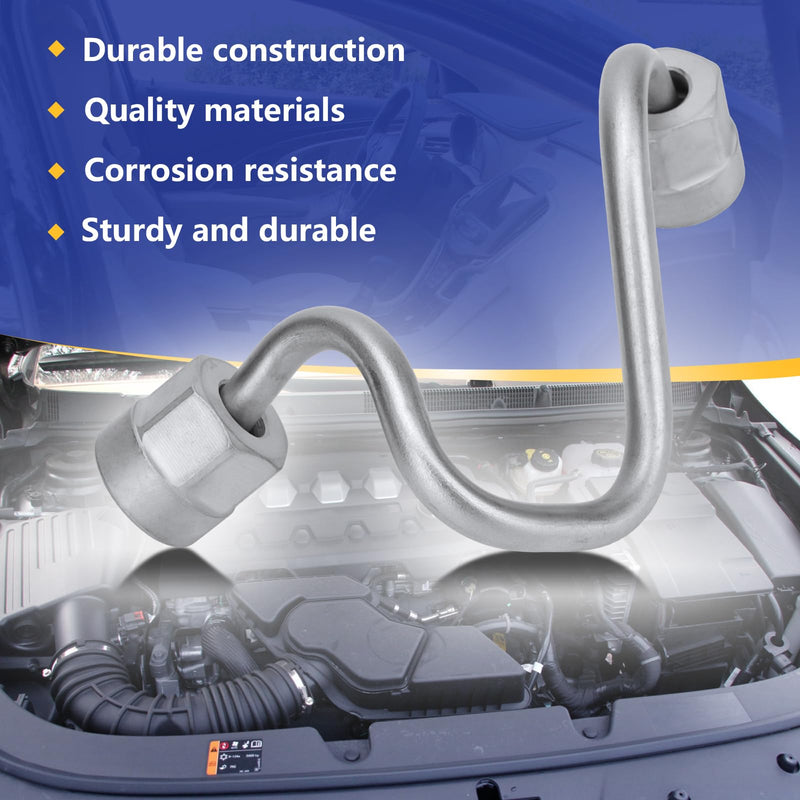 12608374 Intermediate Fuel Feed Pipe - High Pressure Fuel Line (Pump To Rail) for 2010-2017 Chevy Equinox Impala Malibu Orlando Captiva Sport/Buick Lacrosse Regal Verano/GMC Terrain