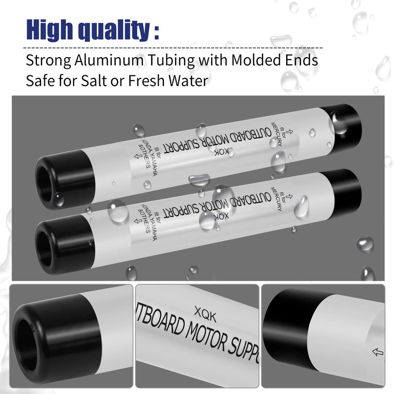MSS-1-DP OutBoard Motor Support Stick Pair Fits most outboards of 150 HP and up,8.5" Long Aluminum Transom Saver， Not for 2024 Mercury Motors