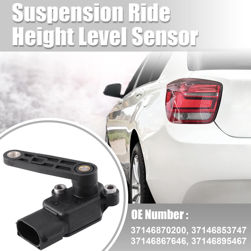 X AUTOHAUX 37146870200 Front Rear Left Right Side Air Suspension Ride Height Level Sensor for BMW X1 X2 X3 X4 X5 X6 X7 2016-2021
