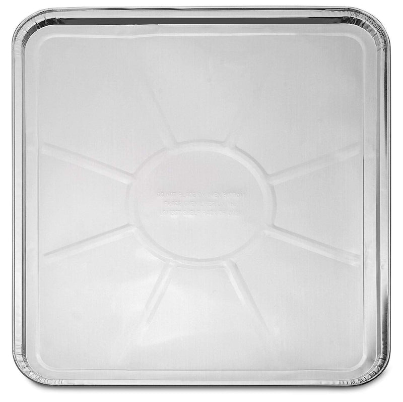 5-Pack Disposable Foil Oven Liners by DCS Deals – Keep Your Oven Clean and Healthy – Perfect Silver Foil Drip Pan Tray for Cooking, Baking, Roasting, and Grilling- 18.5 x15.5” inch 5