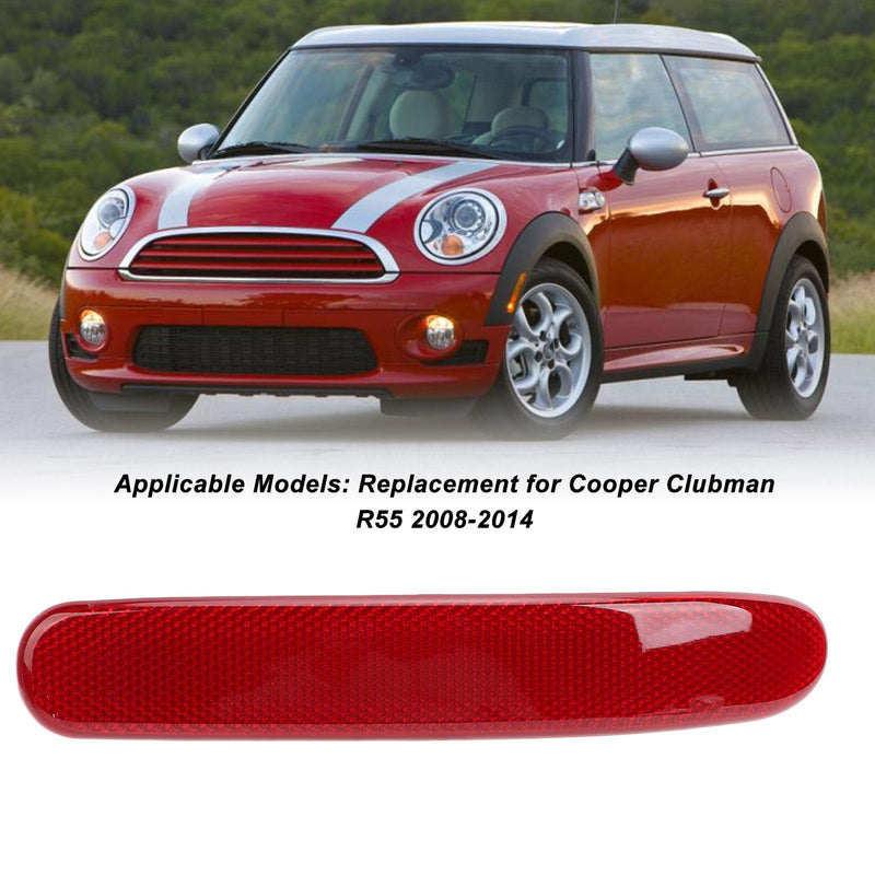 AMAKO Rear Bumper Reflector Compatible with Mini Cooper Clubman R55 2008 to 2014, Enhances Safety with Unique Decorative Effect, Durable Rear Reflector Cover (Right) Right