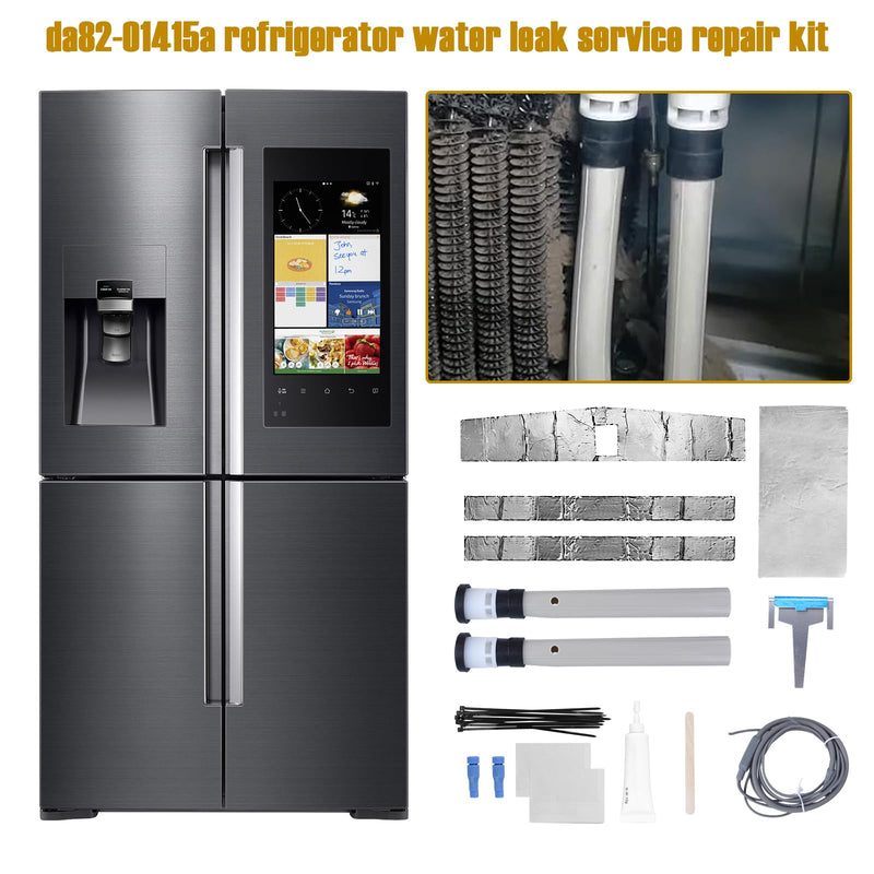 DA82-01415A Refrigerator Water Leak Service Repair Kit Replacement for Samsung Water Leakage Assembly Replace 3436781 DA97-06970A DA97-04049D AP5957964 PS1005968 Secondary Heater and Moisture Kit